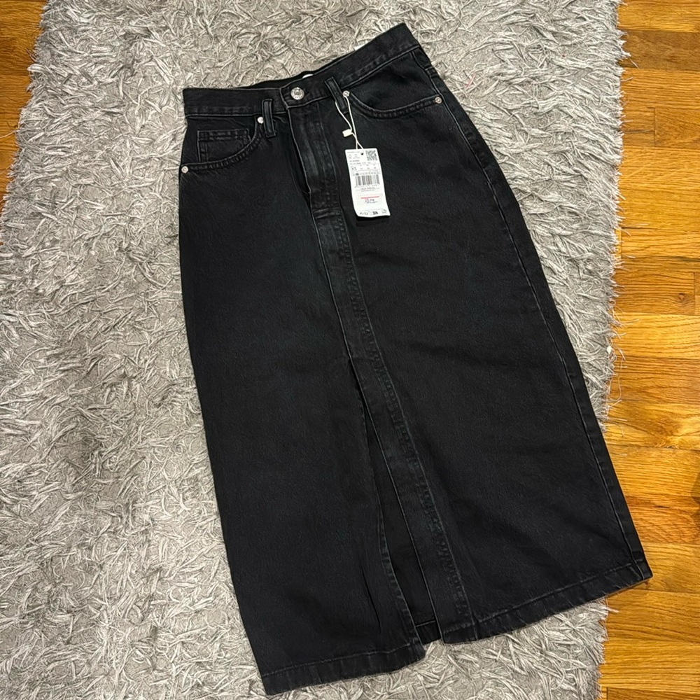 MANGO XS MIDI SKIRT NWT